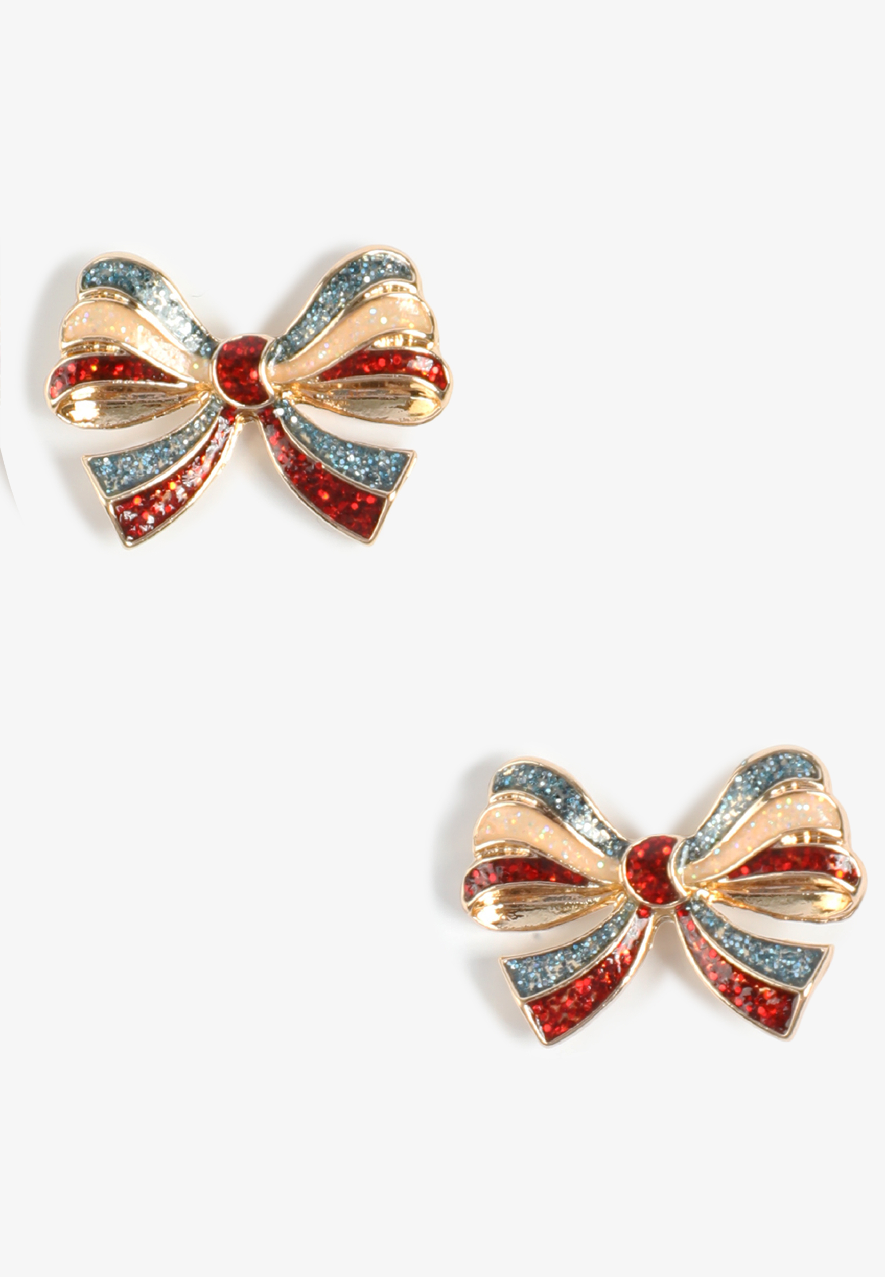 Americana Bow Stud Earrings