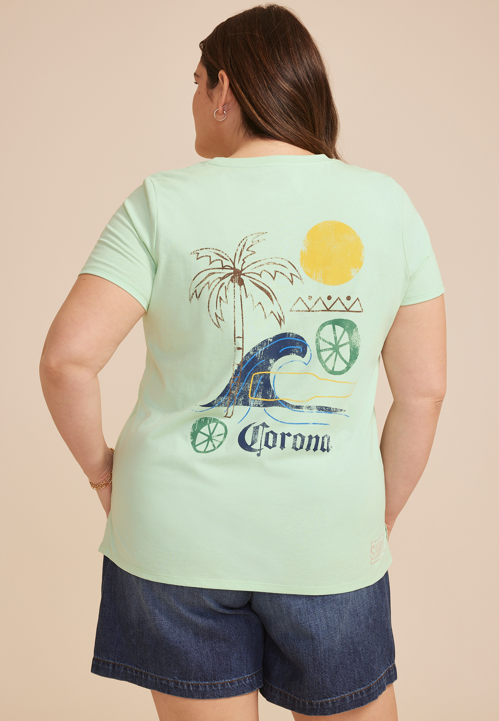 Plus Size Corona Classic Fit Graphic Tee, C8330, large
