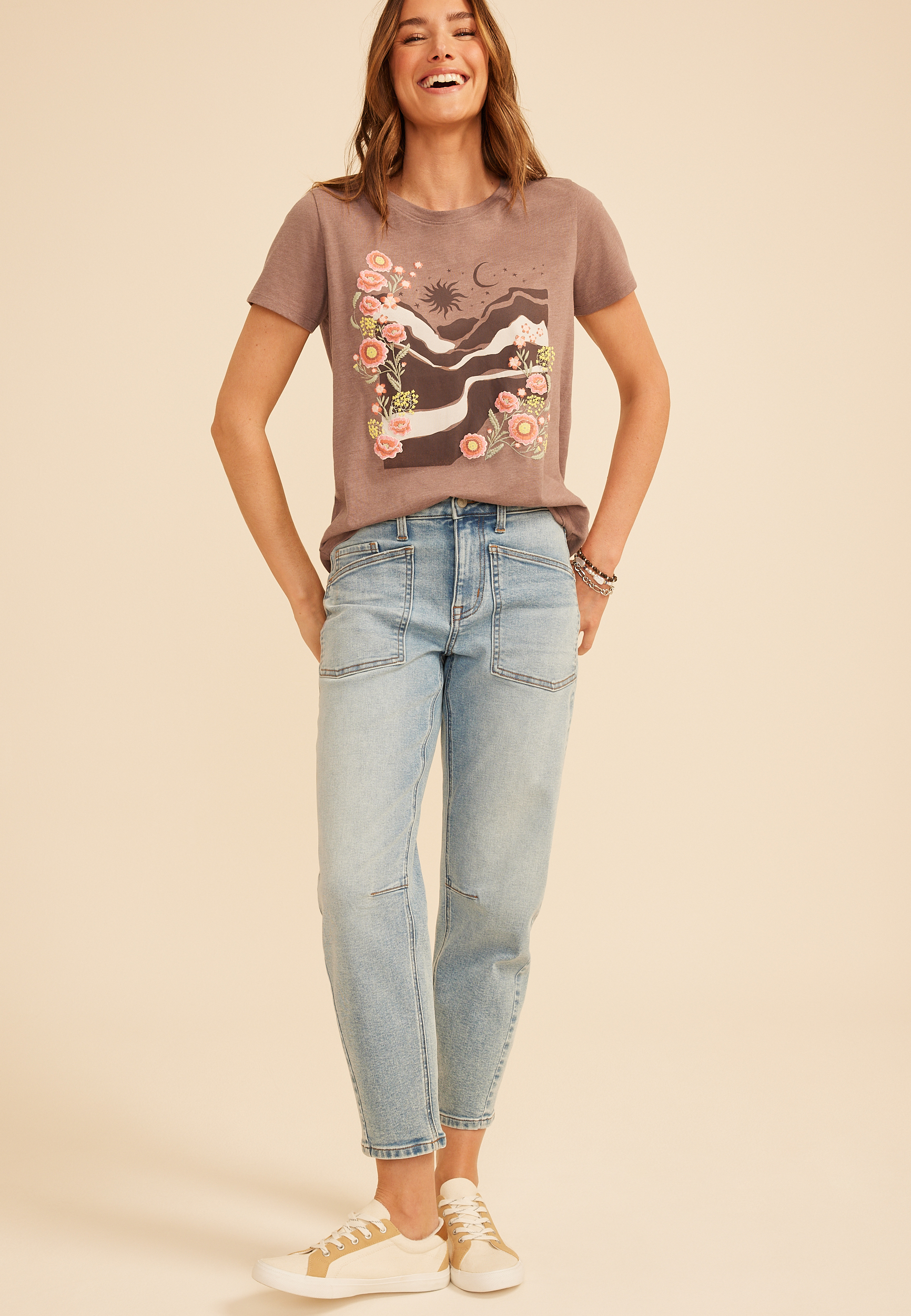 Desert Scenic Classic Fit Graphic Tee, C5713, large