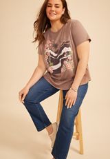 Plus Size Desert Scenic Classic Fit Graphic Tee, C5713, small