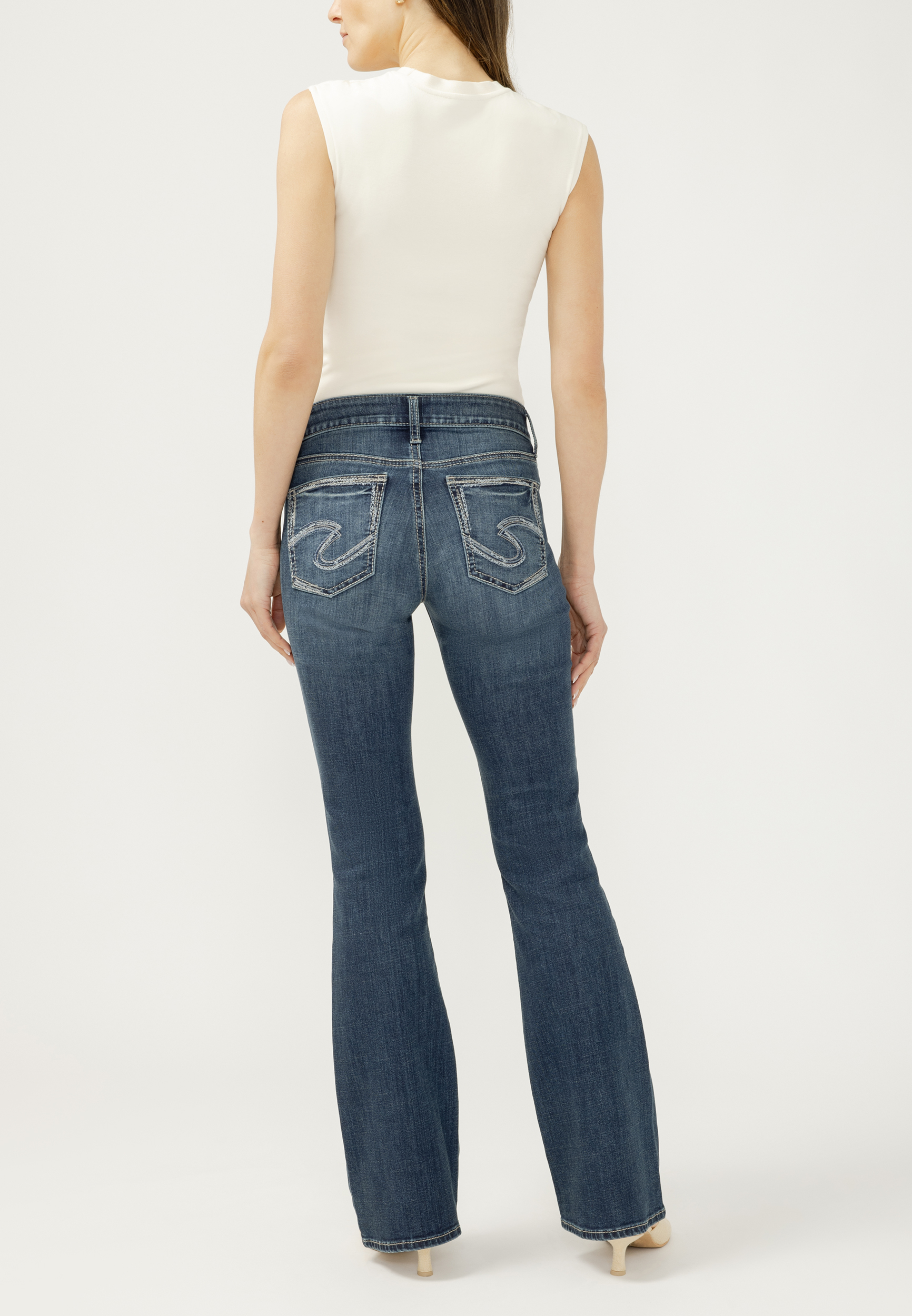 Silver Jeans Co.®Suki Curvy Mid Rise Luxe Stretch Bootcut Jean, C258, large