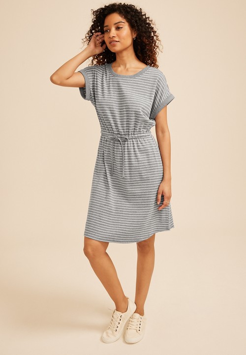 daenerys targaryen grey dress The Scoop Neck Mini Dress