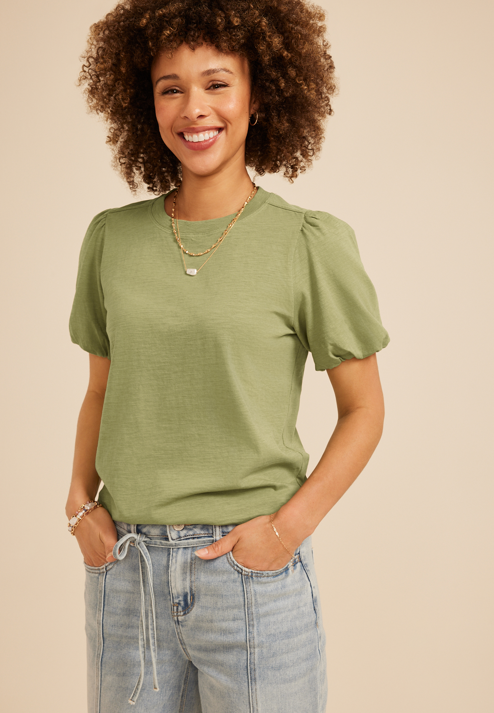 24/7 Bubble Sleeve Tee, C9012, large