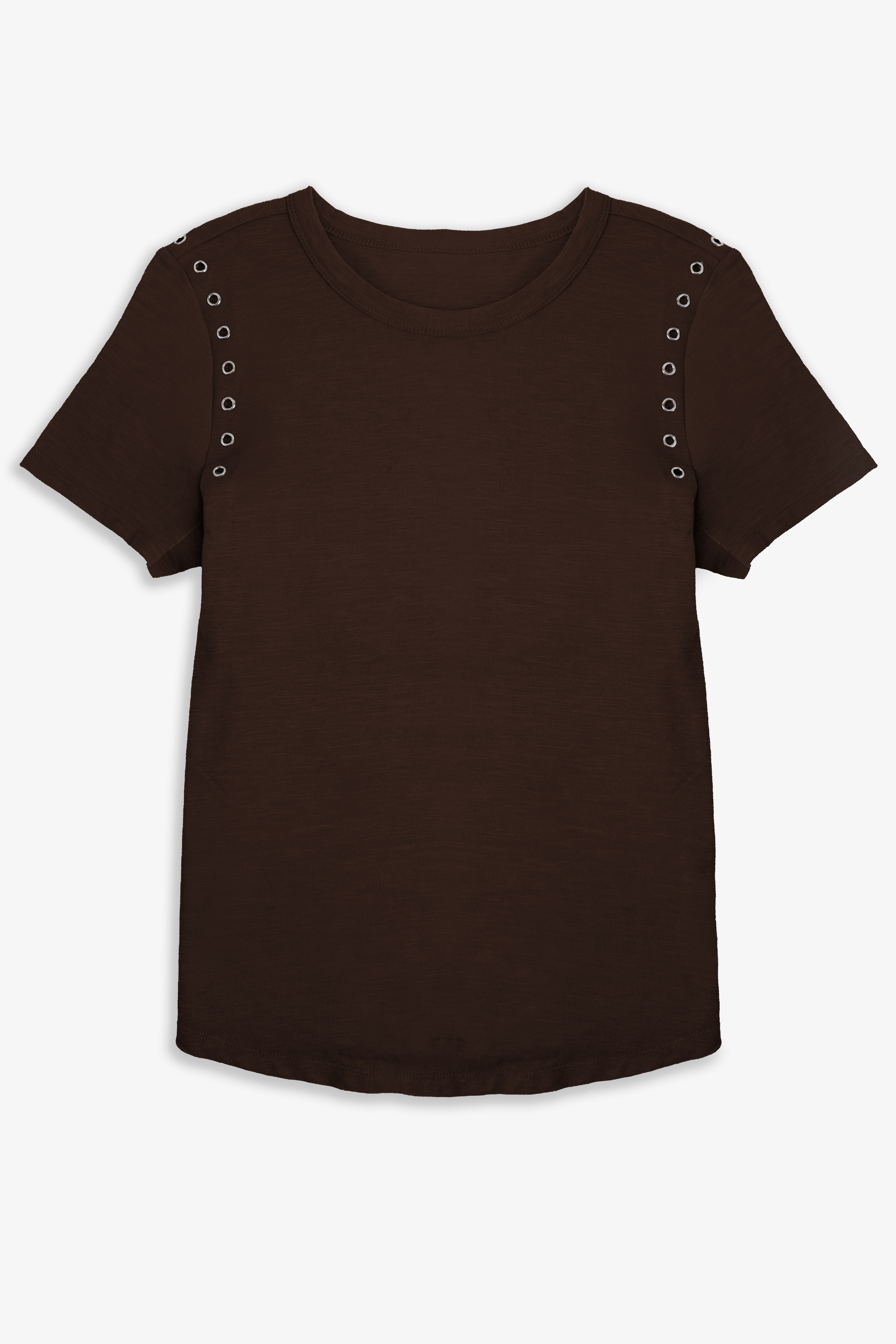 Studio Y Grommet Trim Tee