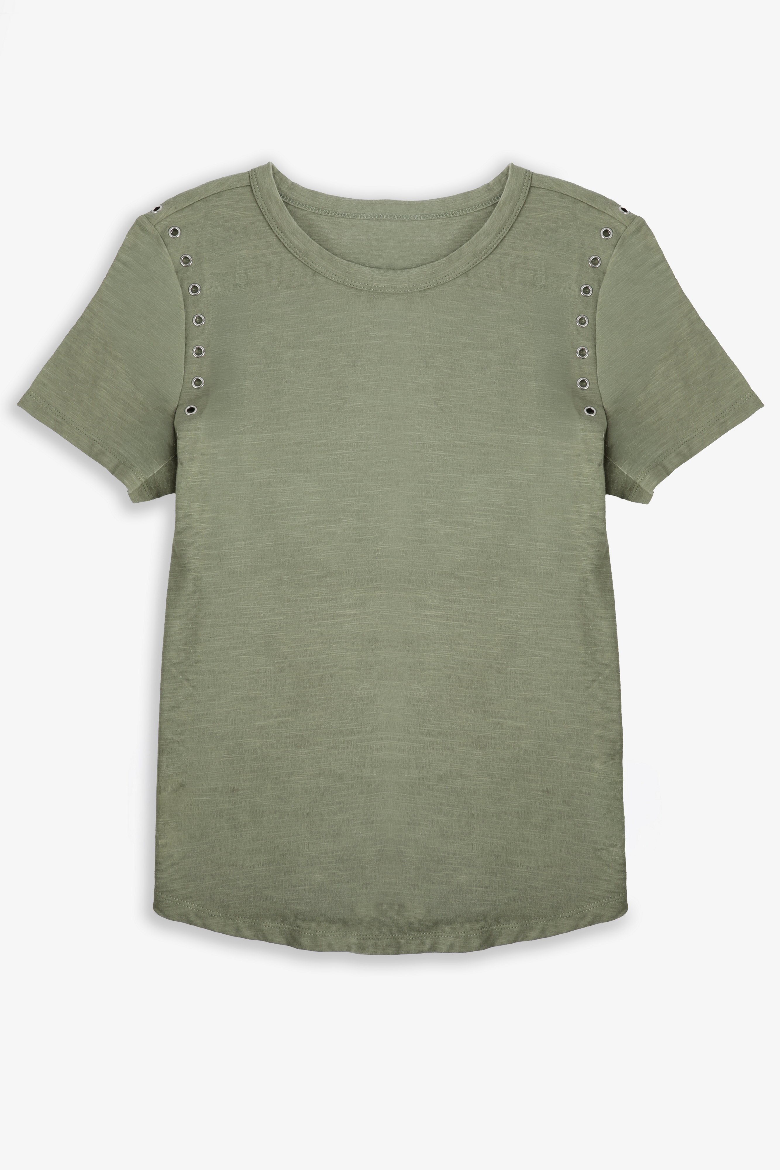 Studio Y Grommet Trim Tee