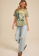 Mountain Scene Relaxed Fit Graphic Tee, C425, small