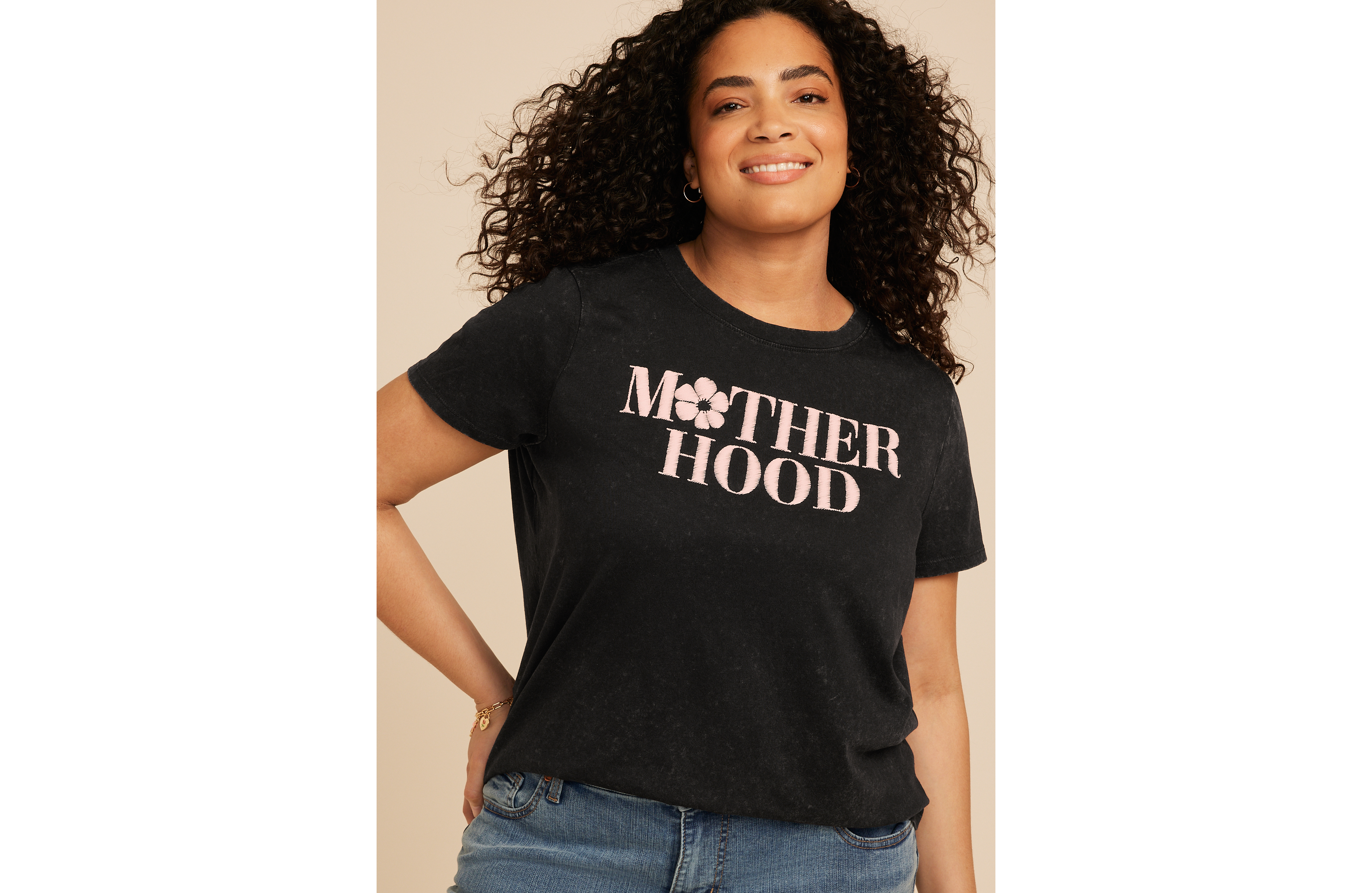 Plus Motherhood Classic Fit Graphic Tee