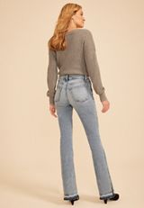 edgely&trade; High Rise Released Hem Bootcut Jean, C2806, small