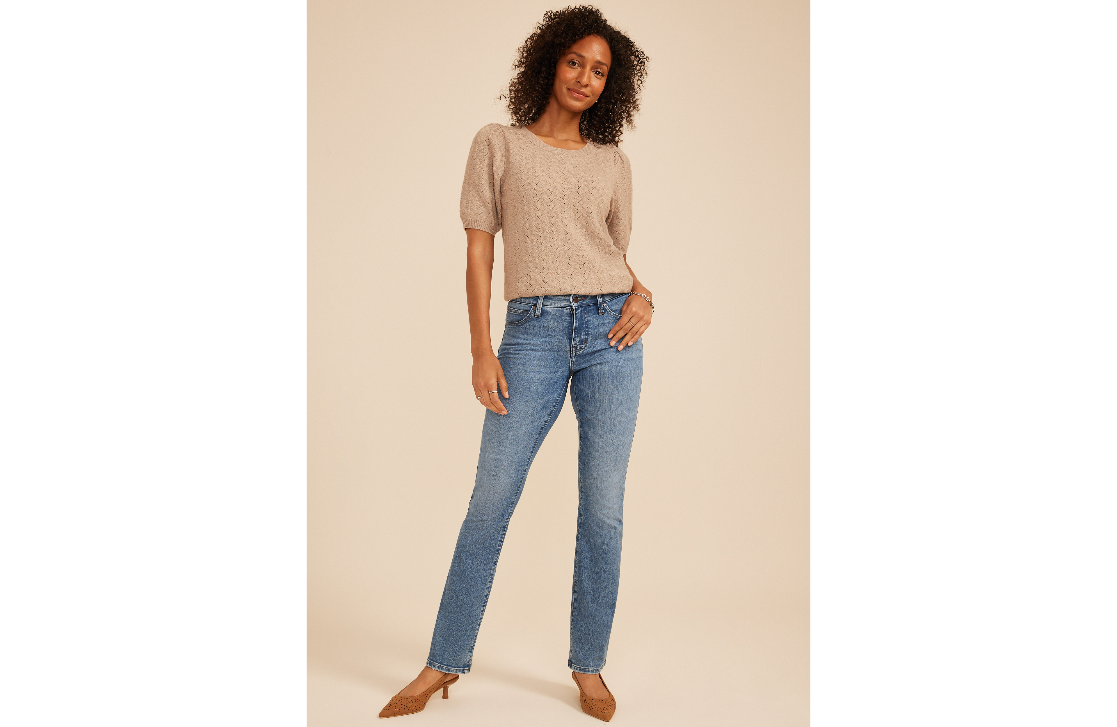 Everflex™ Light Mid Rise Slim Boot Jean