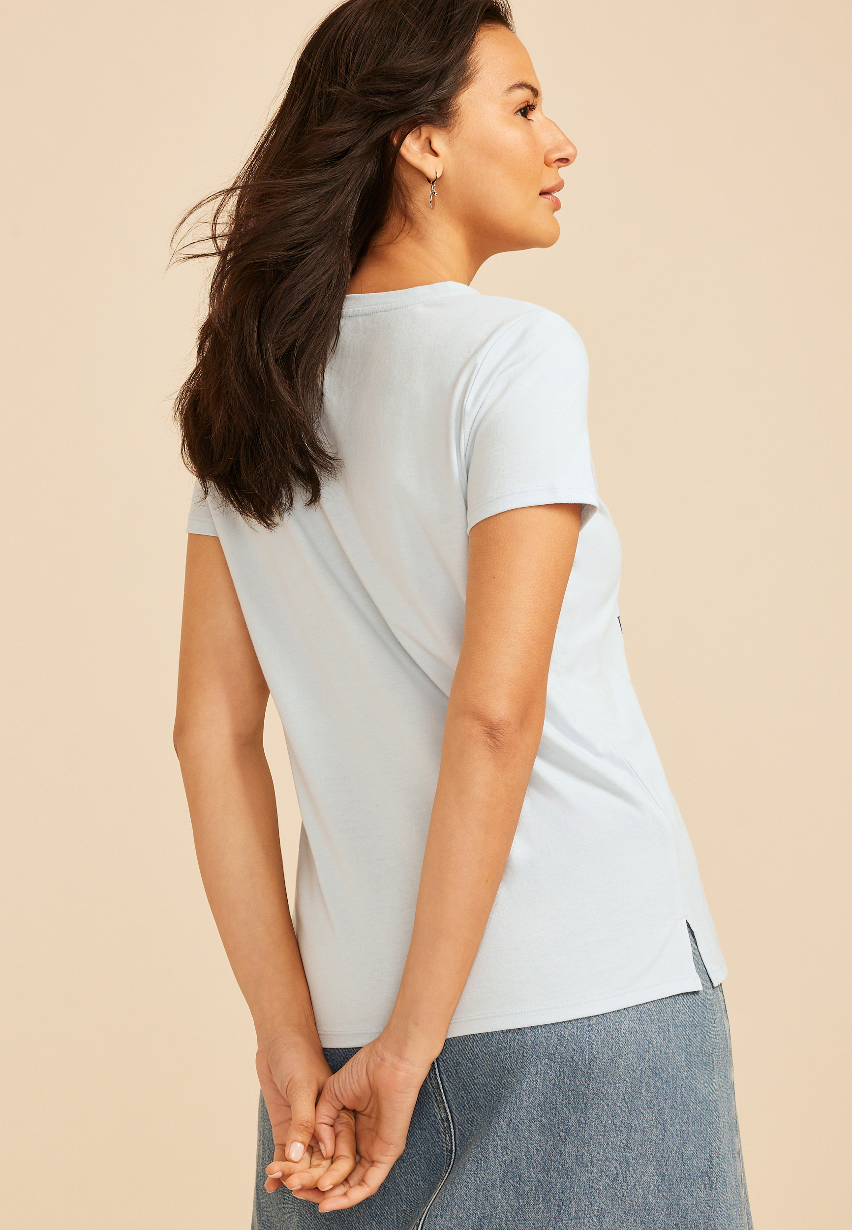 Easily Distracted By Cows Classic Fit Graphic Tee, C9476, large