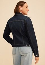 Super Dark Denim Jacket, C258, small
