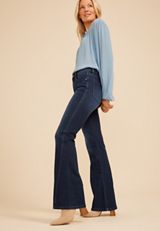 Everflex&trade; High Rise Twisted Seam Flare Jean, C258, small