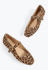SuperCush Ivy Mary Jane Leopard Flat, C542, small