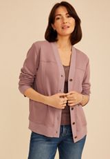 Terry Pocket Cardigan, C9247, small