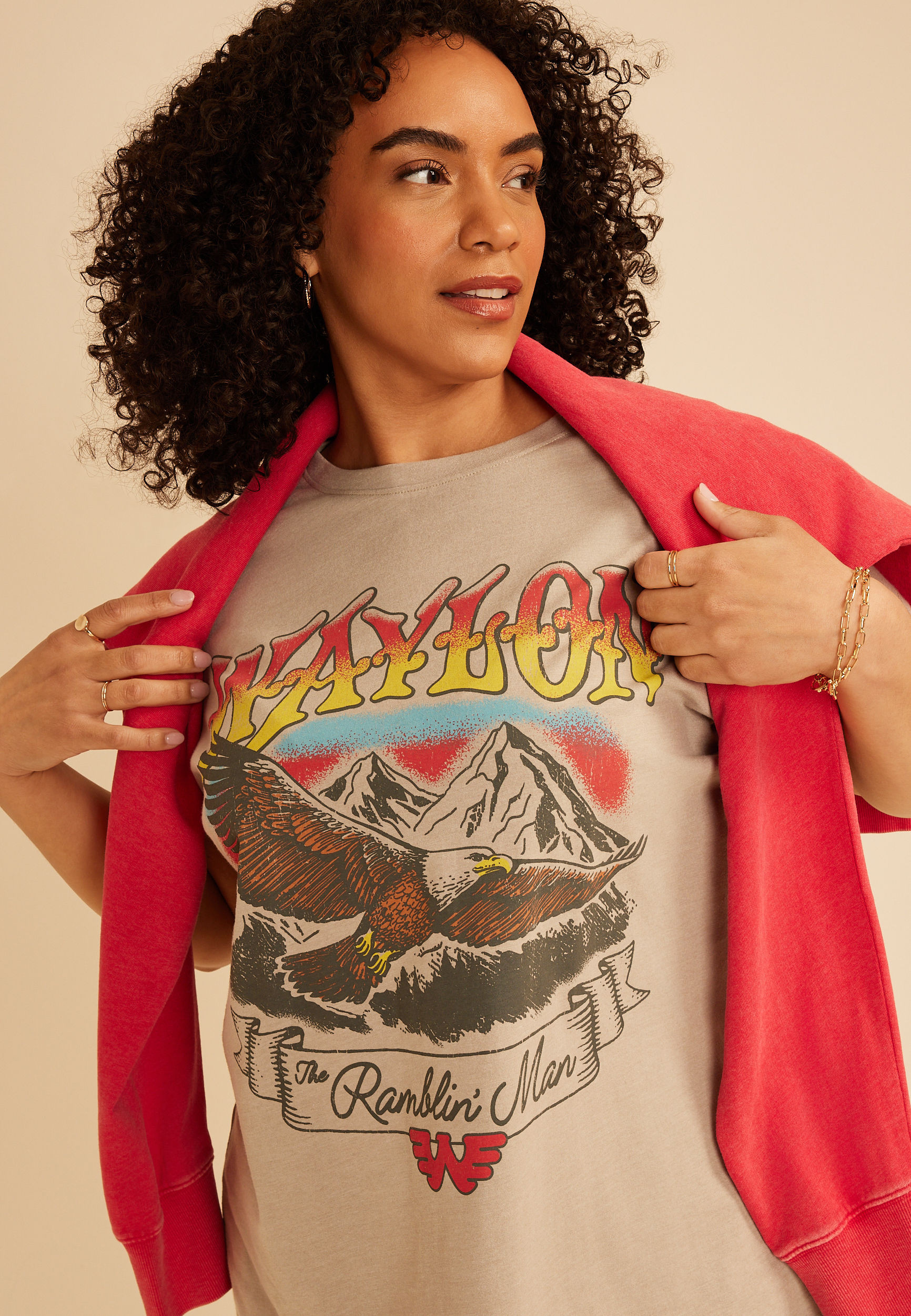 Plus Size Waylon The Ramblin Man Classic Fit Graphic Tee