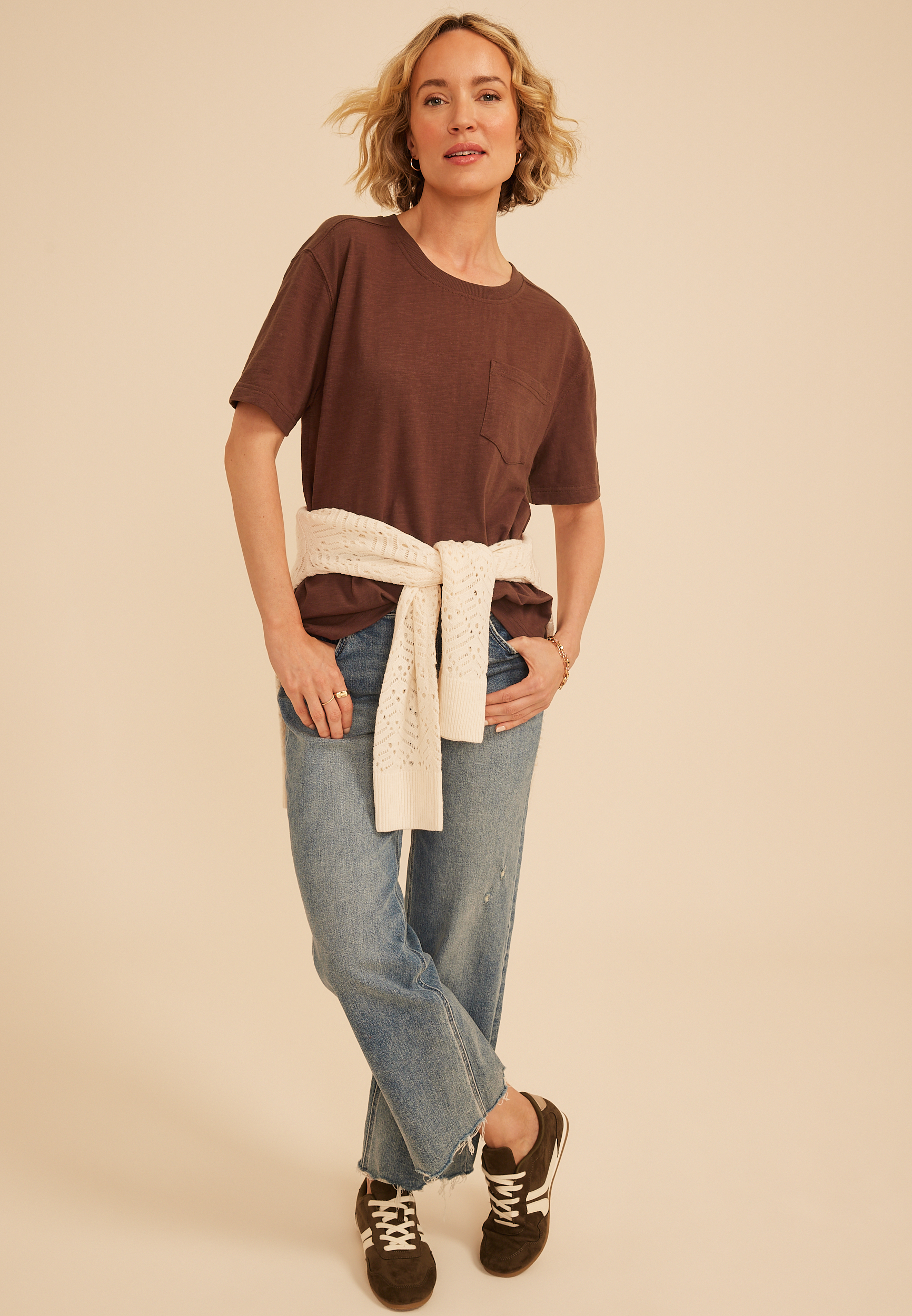 24/7 Cotton Pocket Tee, C6058, large