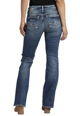 Silver Jeans Co.&reg; Suki Curvy Mid Rise Thick Stitch Bootcut Jean, C3337, small