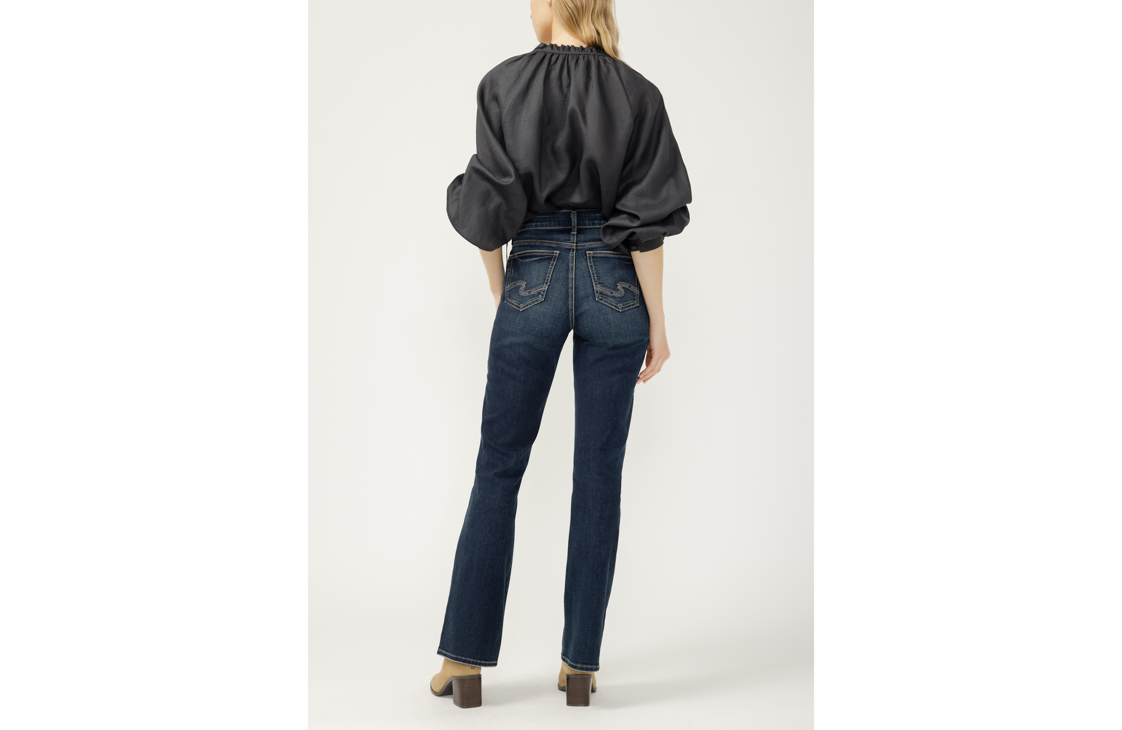 Silver Jeans Co.® Elyse Curvy Mid Rise Bootcut Jean