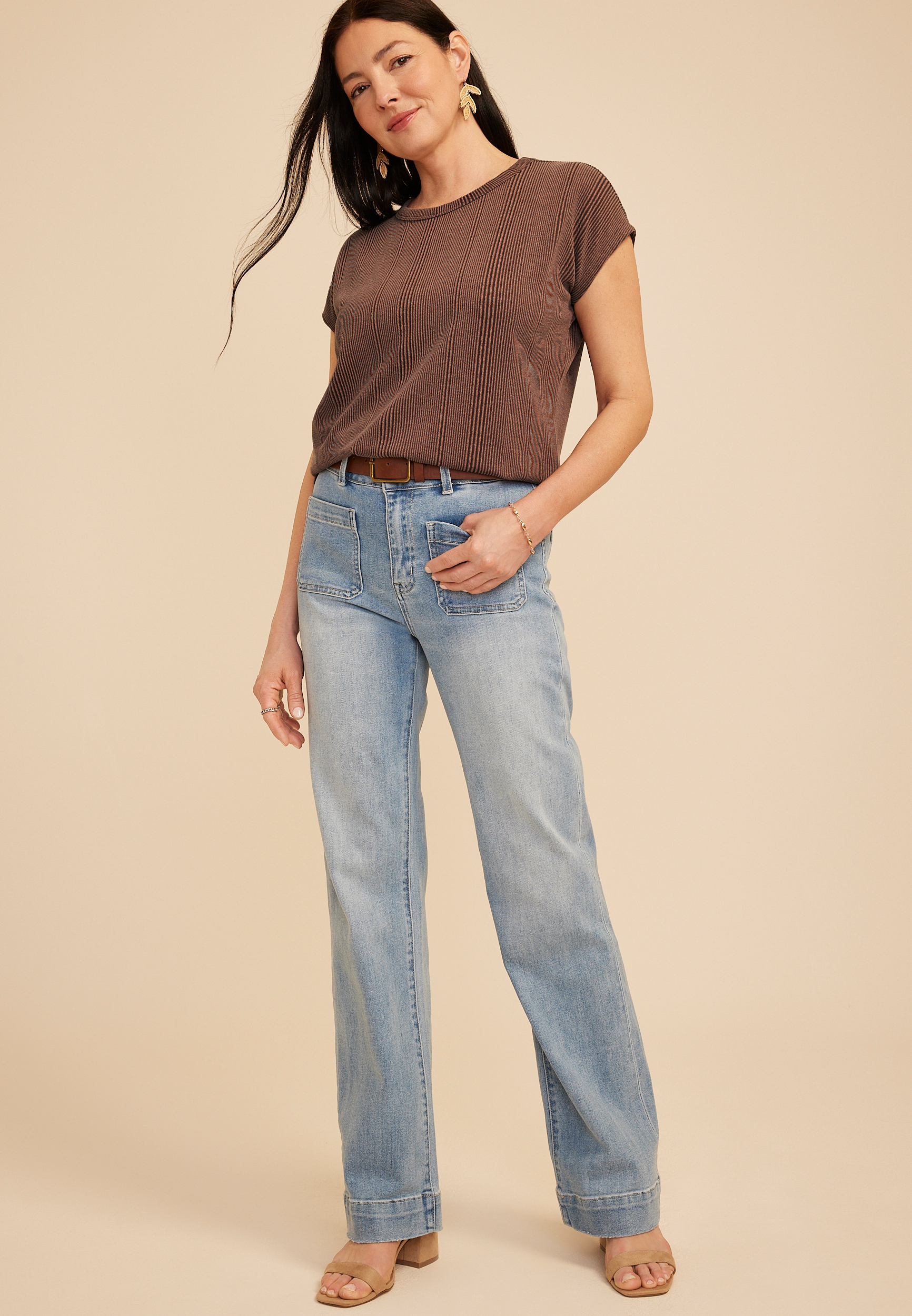 24/7 Variegated Wavy Tee