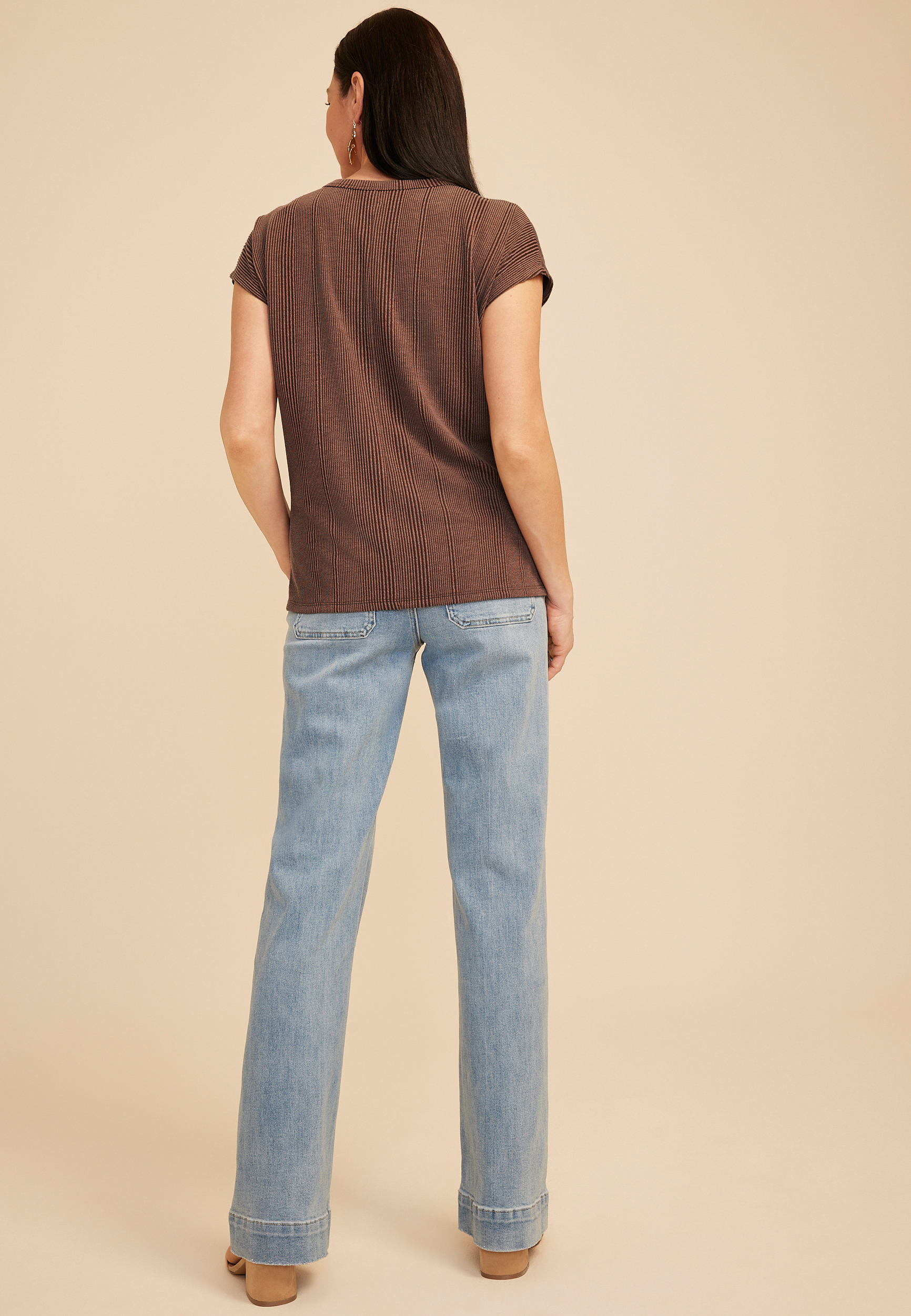 24/7 Variegated Wavy Tee, C115, large