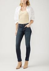 Silver Jeans Co.&reg; Suki Curvy Mid Rise Straight Jean, C258, small