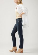 Silver Jeans Co.&reg; Suki Curvy Mid Rise Straight Jean, C258, small