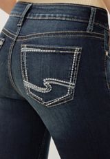 Silver Jeans Co.&reg; Suki Curvy Mid Rise Straight Jean, C258, small