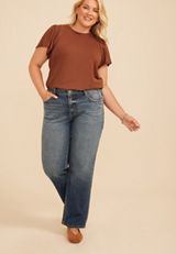 Plus Size KanCan&trade; High Rise Tinted Straight Jean, C258, small