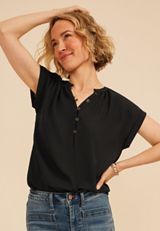 Delton Henley Blouse, C106, small