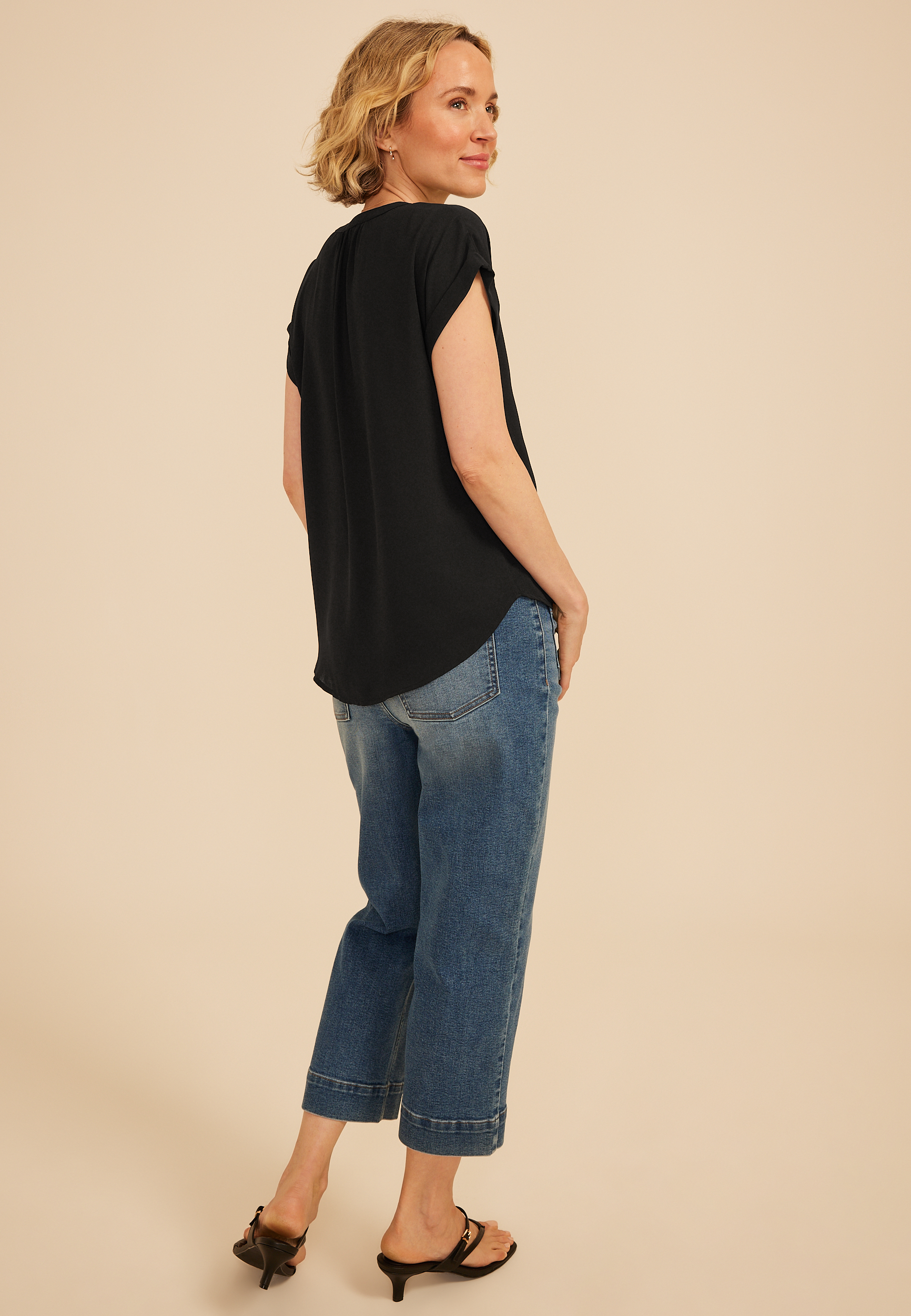 Delton Henley Blouse, C106, large