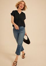 Delton Henley Blouse, C106, small