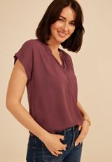Delton Henley Blouse, C8758, small