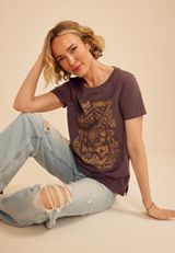 Kind Words Are Like Honey Classic Fit Graphic Tee, COFFEE BEAN, small