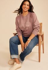 Plus Size But First Coffee Sweatshirt, C9247, small