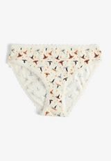 Simply Comfy Cotton Witch Hat Bikini Panty, C5487, small