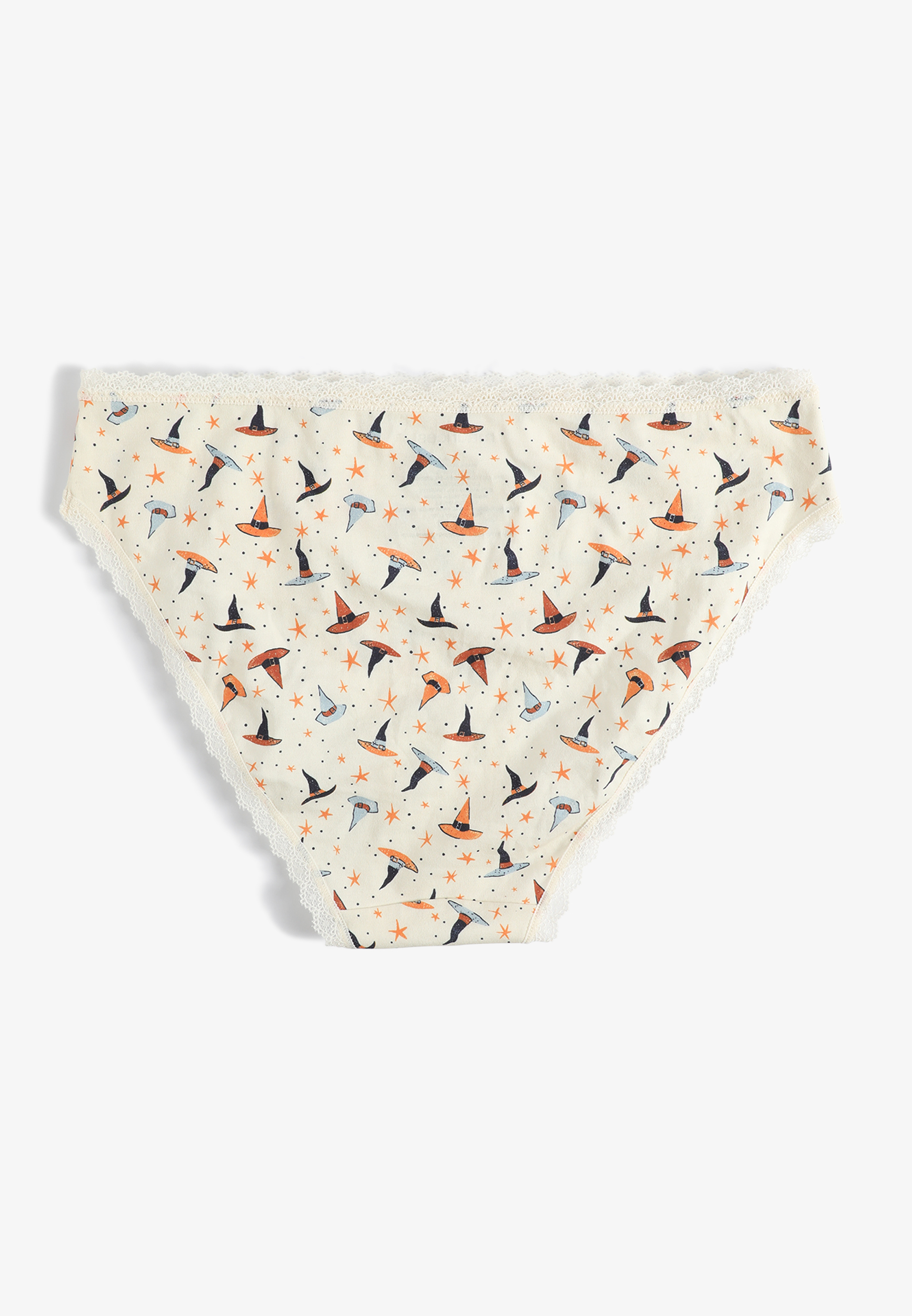 Simply Comfy Cotton Witch Hat Bikini Panty, C5487, large
