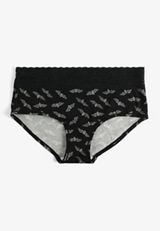 Simply Comfy Cotton Halloween Bat Boybrief Panty, C1756, small