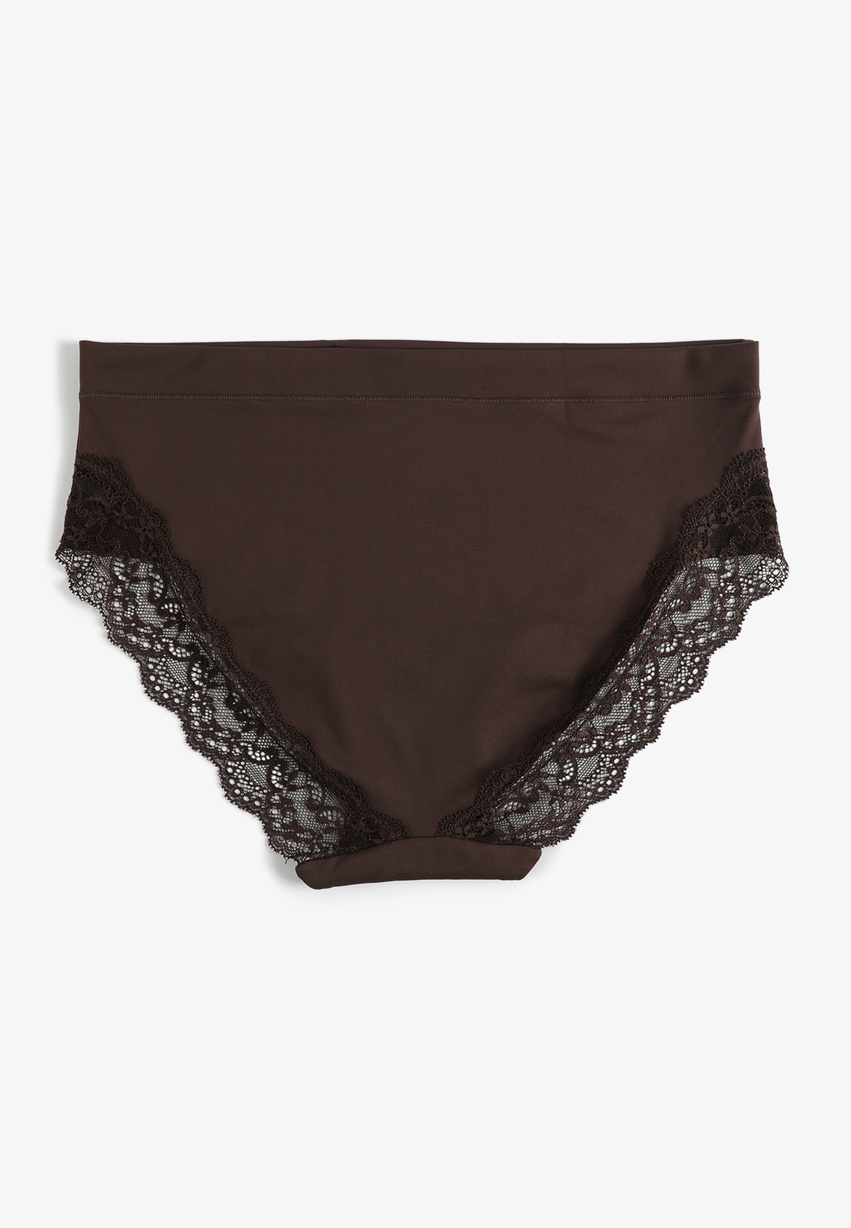 Invisibliss Lace Back High Waist Hipster Panty, COFFEE BEAN, large