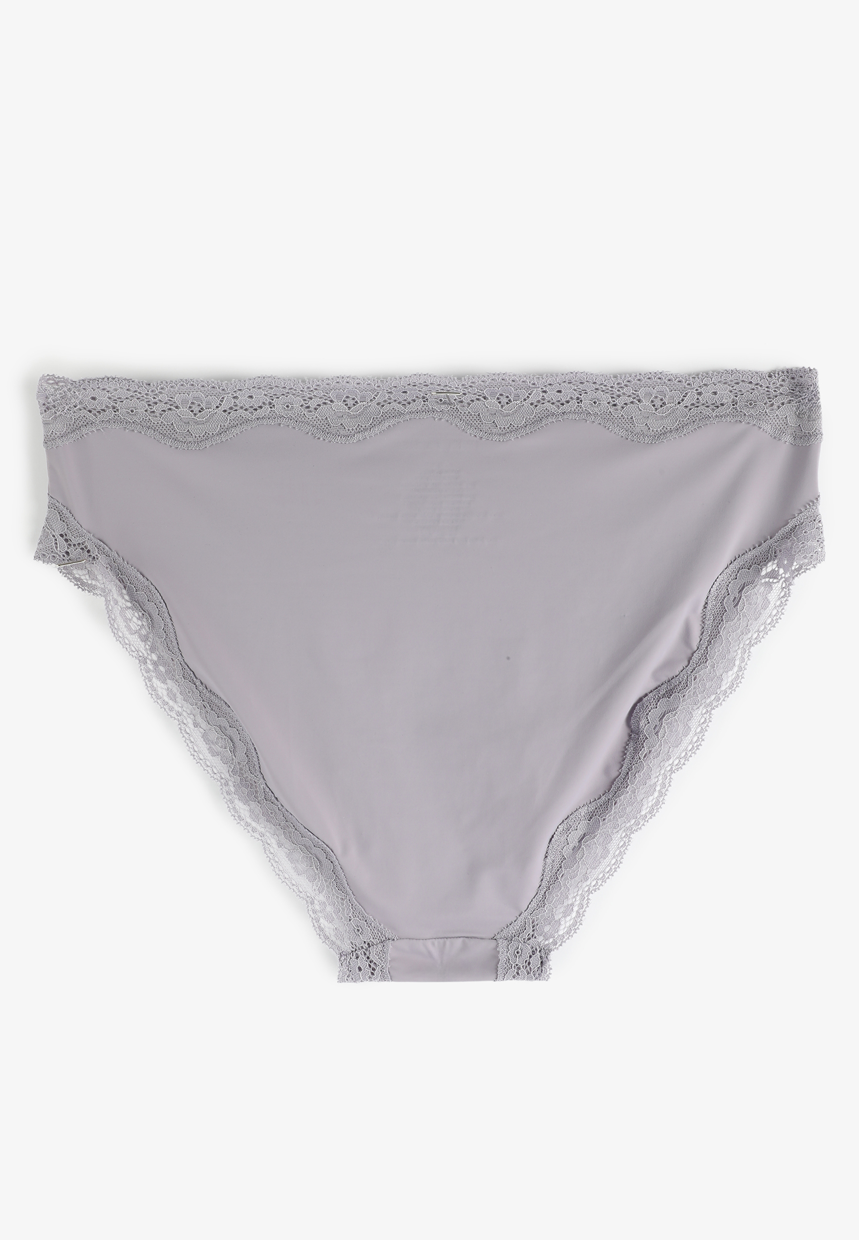 True Stretch High Waist Jersey Bikini Panty, LAVENDER GRAY, large