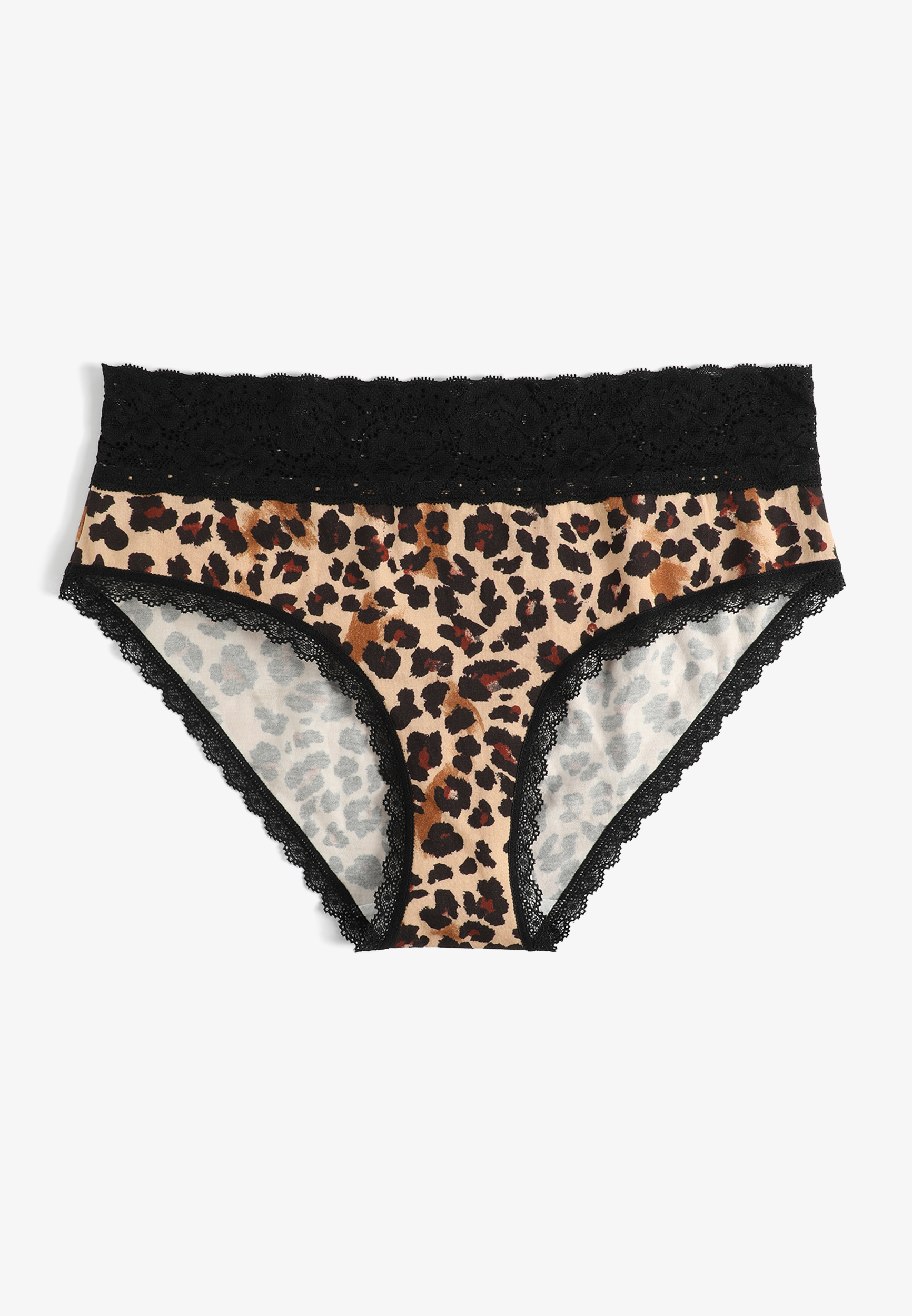 Simply Comfy Cotton Animal Print Hipster Panty