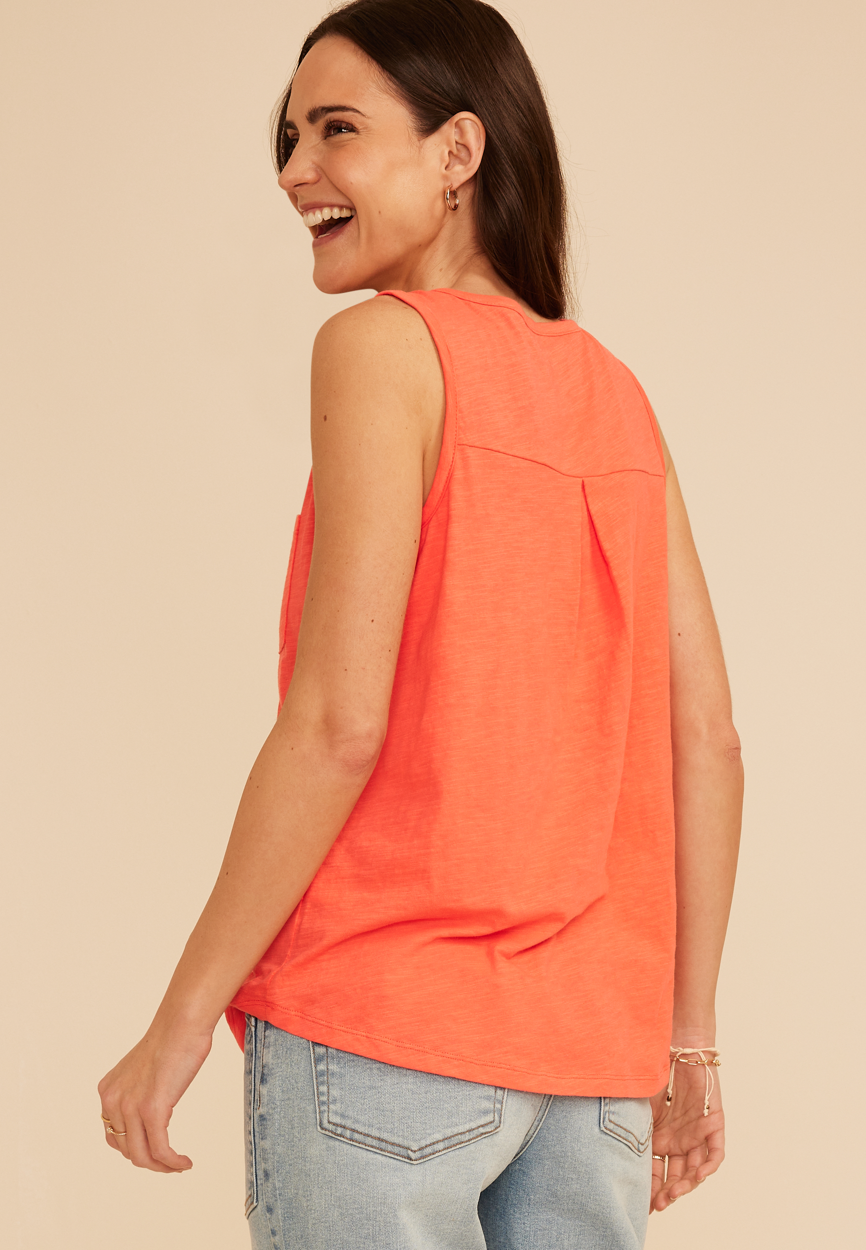24/7 Cotton Pocket Tank Top - thumbnail 5