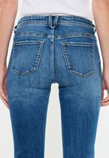 KanCan™ Mid Rise Western Pocket Stitch Ripped Flare Jean, C258, small