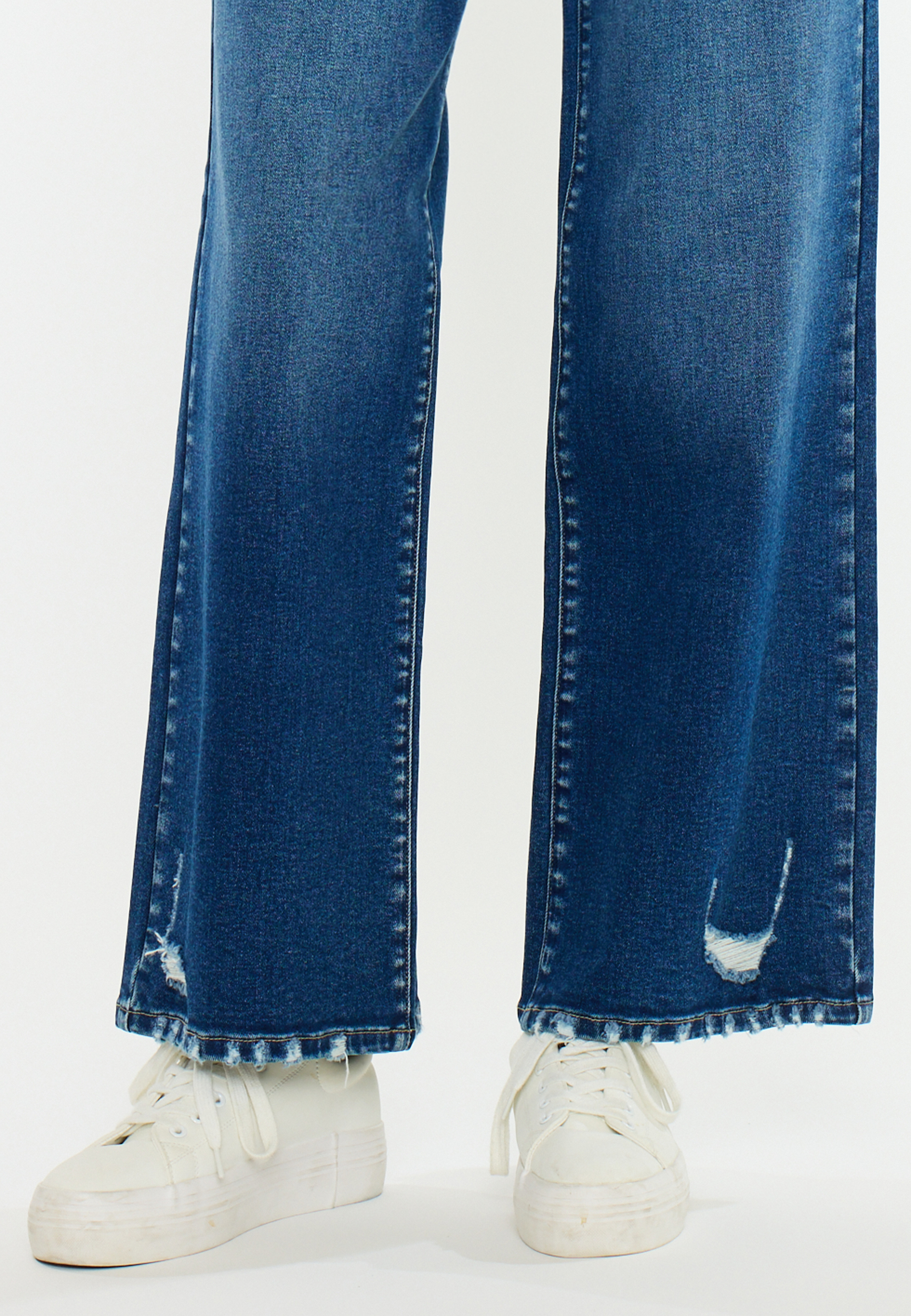 KanCan™ High Rise Ripped Wide Leg Jeans, C258, large