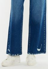 KanCan™ High Rise Ripped Wide Leg Jeans, C258, small