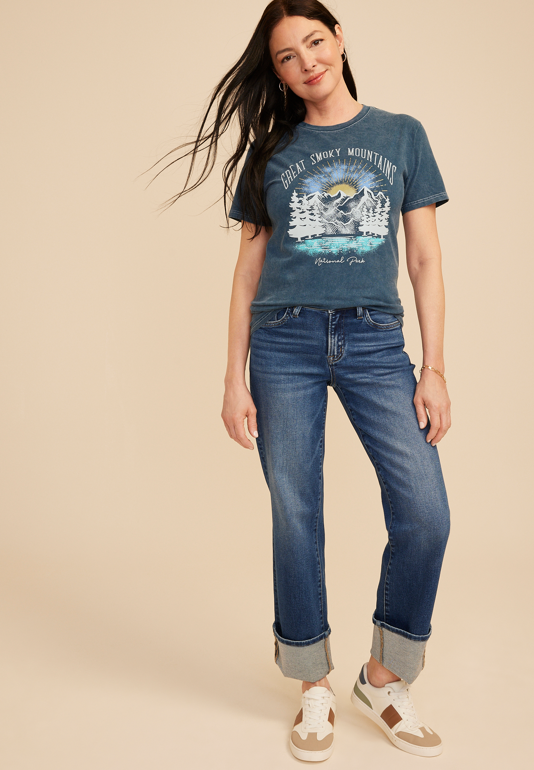 Great Smoky Mountains Standard Fit Graphic Tee