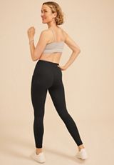 High Rise Luxe Liquid Shine Contrast Cross Waist Legging, C1756, small