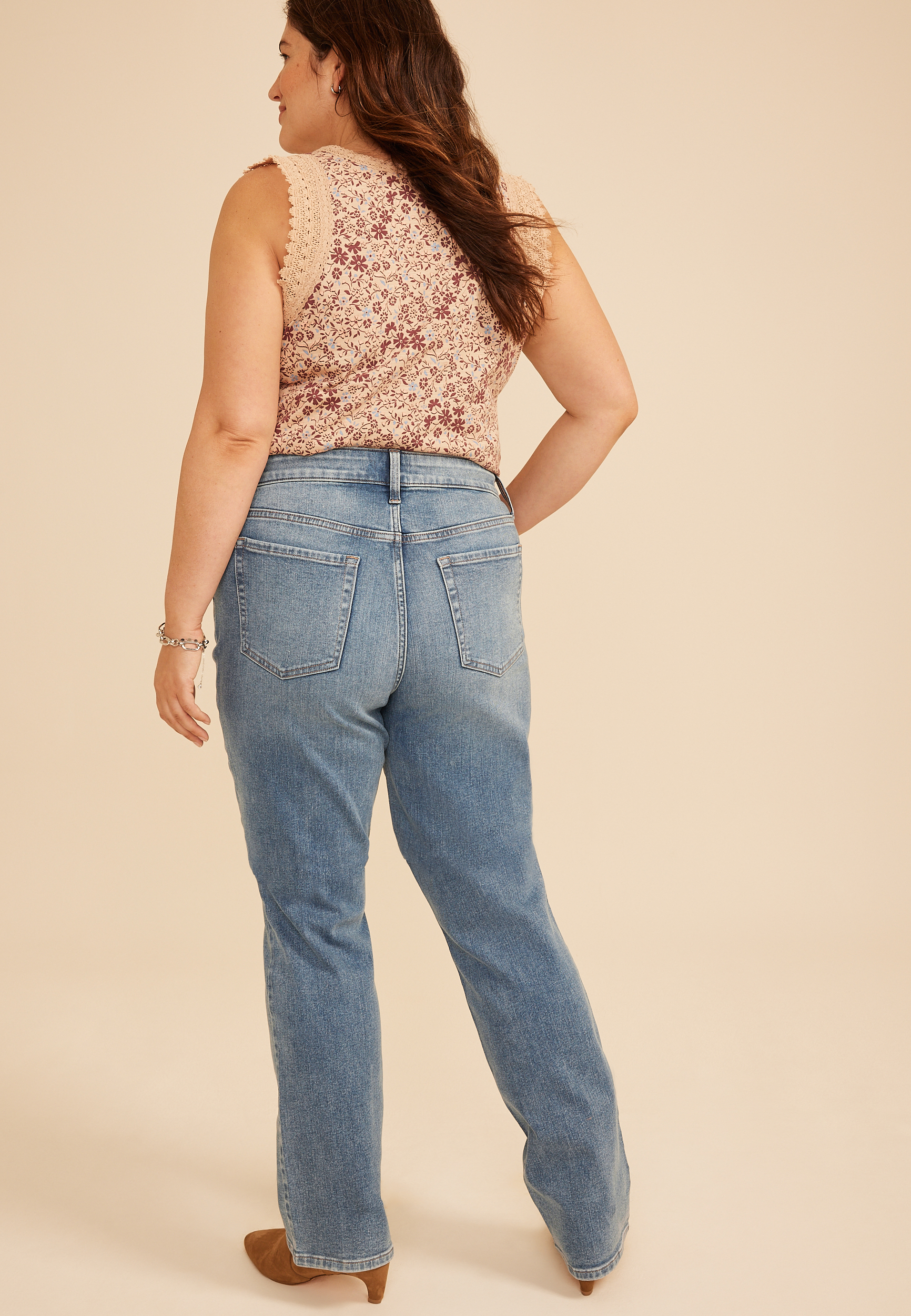 Plus Size m jeans by maurices™ Classic High Rise Slim Boot Jean, C3337, large