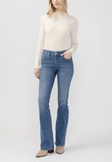 Silver Jeans Co. ® Elyse Curvy Mid Rise Western Pocket Bootcut Jean, C3337, small