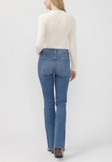 Silver Jeans Co. ® Elyse Curvy Mid Rise Western Pocket Bootcut Jean, C3337, small