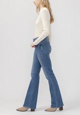 Silver Jeans Co. ® Elyse Curvy Mid Rise Western Pocket Bootcut Jean, C3337, small